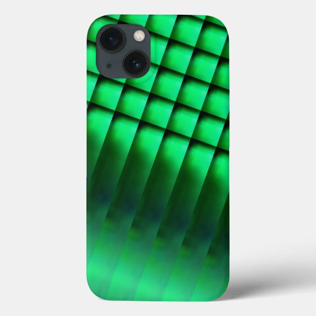 Diferente verde, formas com ilusão luminosa (Verso)