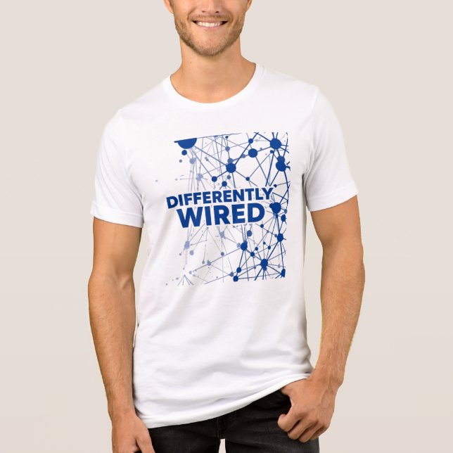 Differently Wired – Autism Awareness Month Blue  (Frente)