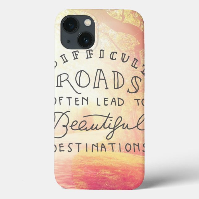 Difficult Road Lead To Beautiful Destinations (Verso)