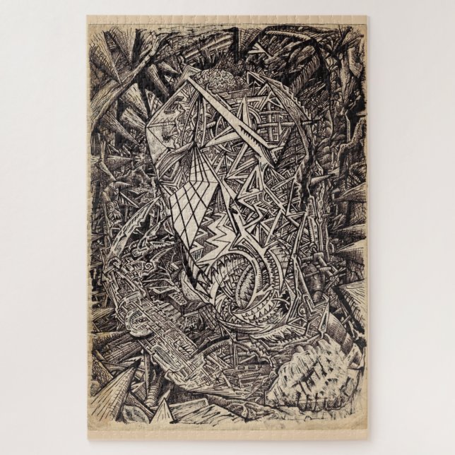 Diffract (morador da caverna), quebra-cabeça de qu (Vertical)