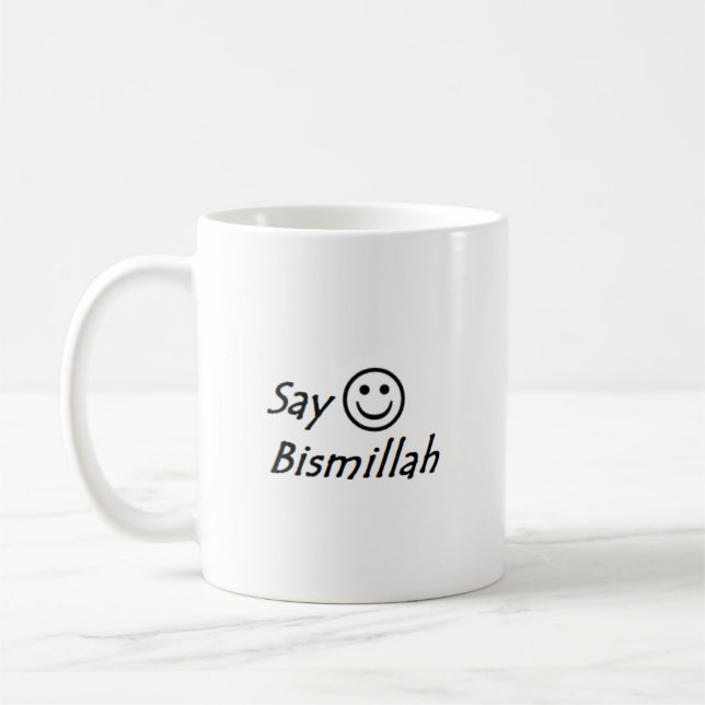 Diga a caneca de Bismillah (Esquerda)