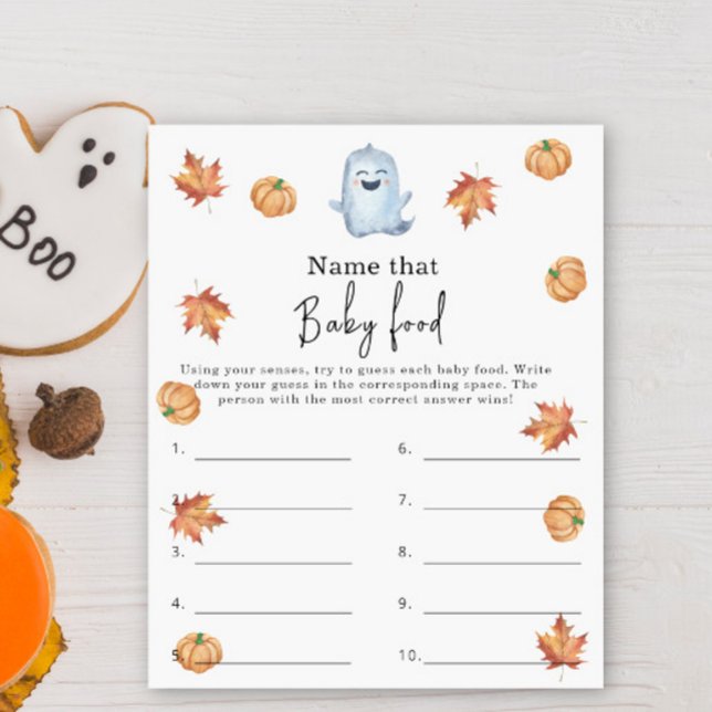 Diga a essa comida do bebê - jogo do chá de fralda (Criador carregado)