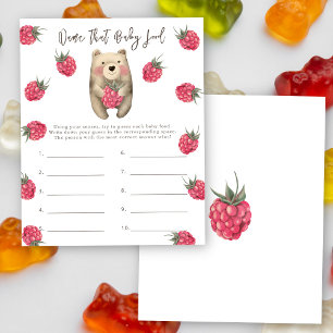 Diga a essa comida do bebê - jogo do chá de fralda