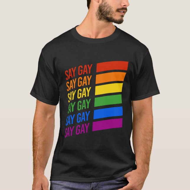 Diga Camiseta FLA Gay (Frente)