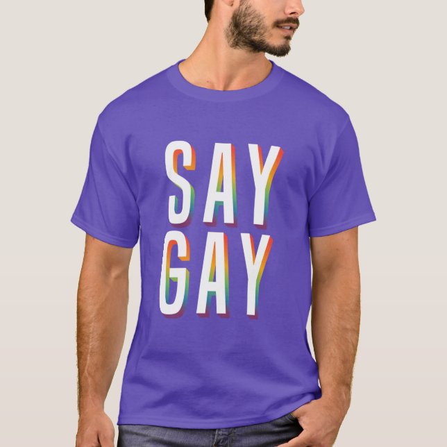 Diga Camiseta FLA Gay (Frente)