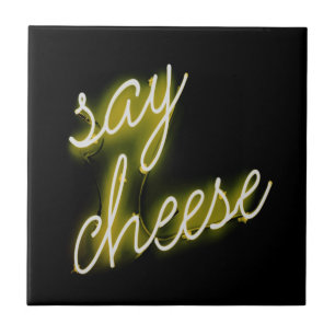 Diga Luzes de Neon de Queijo