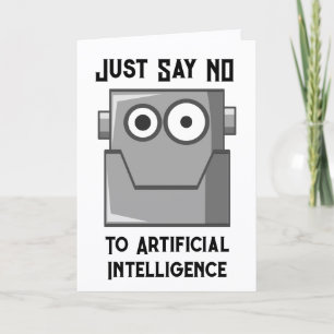 Diga Não ao Cartão Postal da Inteligência Artifici