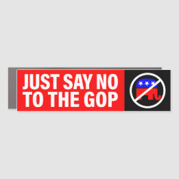 Diga "não" ao eleitor do GOP que vote Blue Bumper 