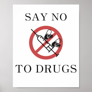 Diga Não Aos Posters De Drogas