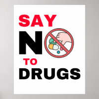 Diga Não Aos Posters De Drogas