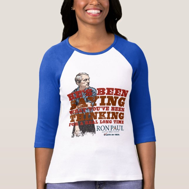 Diga o que você está pensando a camisa (Frente)