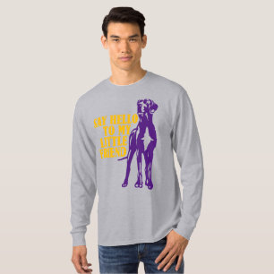 Diga olá à minha pequena camiseta amiga