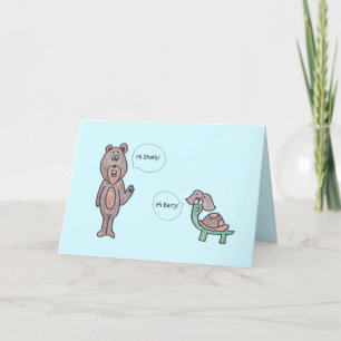 Diga Olá, Cartão de Canhão