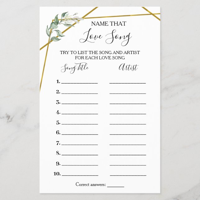 Diga que o Chá da Canção Greenery é um cartão Dour (Frente)