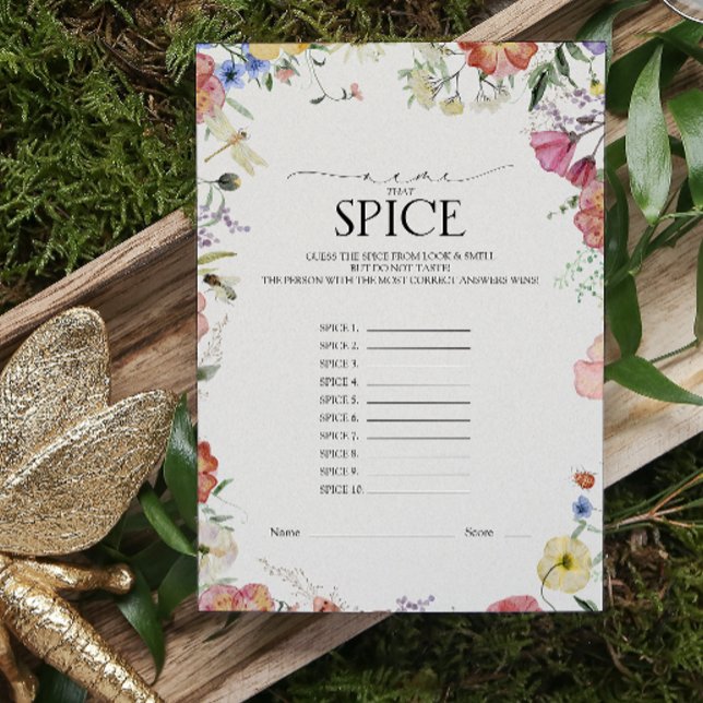 Diga Que Spice Pressionou O Jogo De Chá de panela  (Bridal Shower Game!)