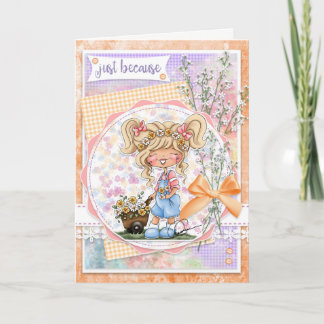 Digi Doodles Só Porque Cartão Saudável