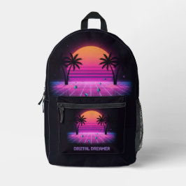 Digital Dreamer Aesthetic Backpack Bag