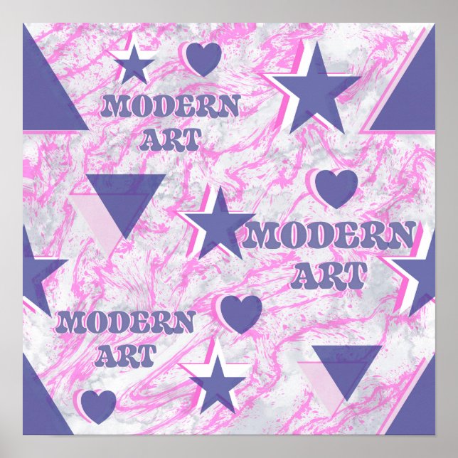 DIGITAL poster “MODERN ART” (Frente)
