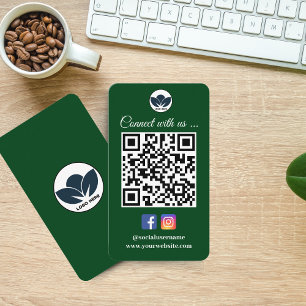 Digitalizar para conectar o Cartão de visita Ins