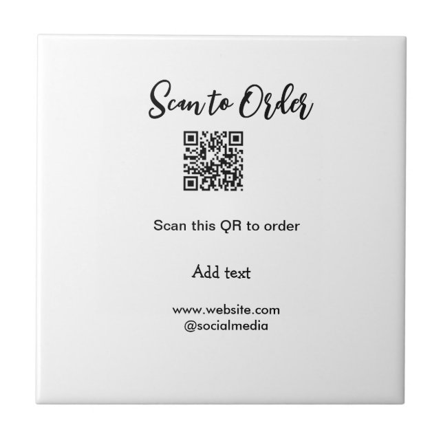 Digitalizar para fazer a varredura do código QR ad (Frente)