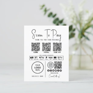 Digitalizar para pagar à empresa Qr Code Pagamento