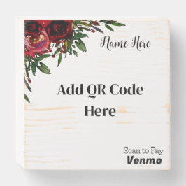 Digitalizar para Pagar Sinal QR de Madeira