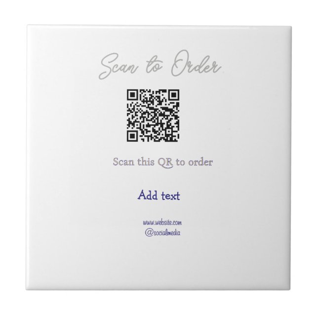 Digitalize para encomendar digitalizar código QR a (Frente)