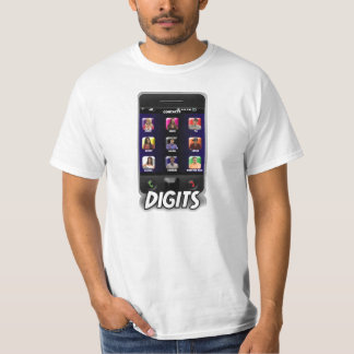 Dígitos - camisa do logotipo