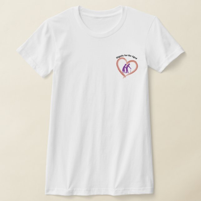 Dignidade para a mulher da camiseta velha (Postura )