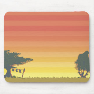 Dikdik - por do sol Mousepad