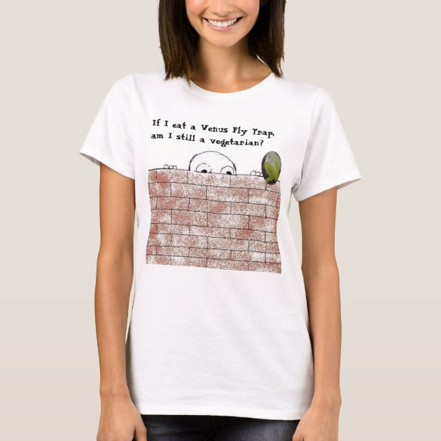Dilema do vegetariano - camisa (Frente)