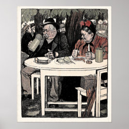 Dilema - Impressão de Arte Alemã Vintage