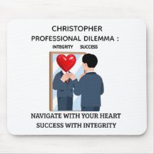 Dilema Profissional Mousepad de Escritório Persona