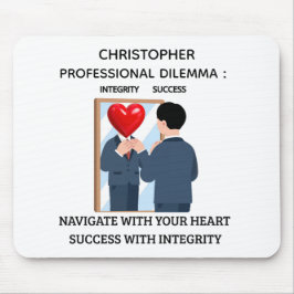 Dilema Profissional Mousepad de Escritório Persona