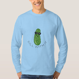 Dill With It Design - Camisa De T De Capa Longa Bá