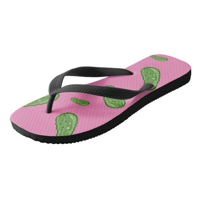 Dill With It Design - Chinelos Adultos, Strap Larg (Inclinado)