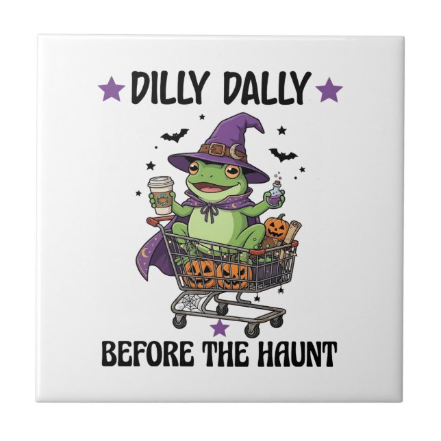 Dilly Dally Antes do Haunt Frog Compras de Hallowe (Frente)