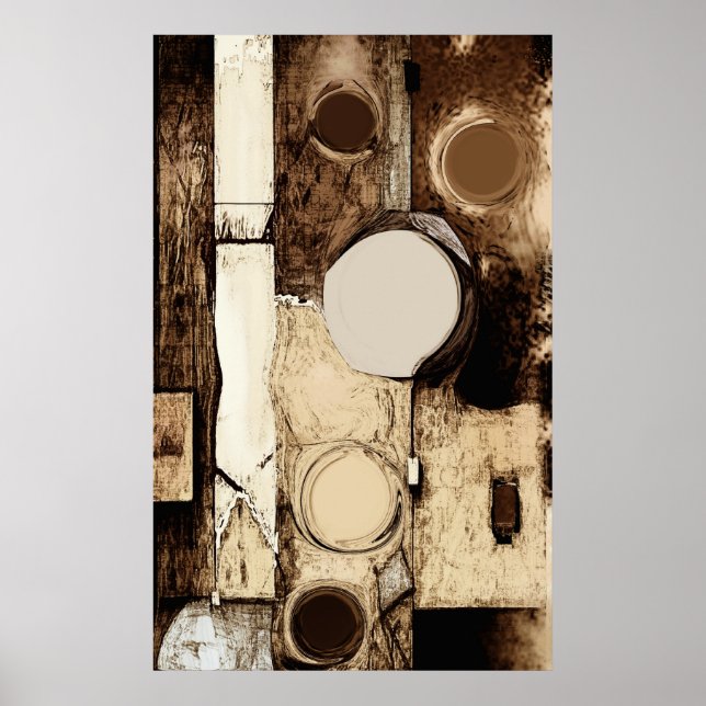 Dimensão - Abstrato Poster (Frente)