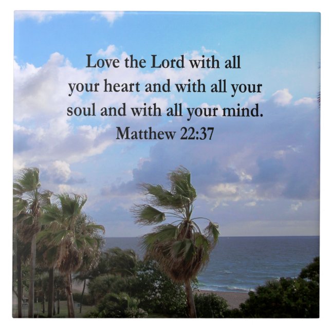 DIMENSÃO DE INSPIRING MATTHEW 22:37 VERSO (Frente)