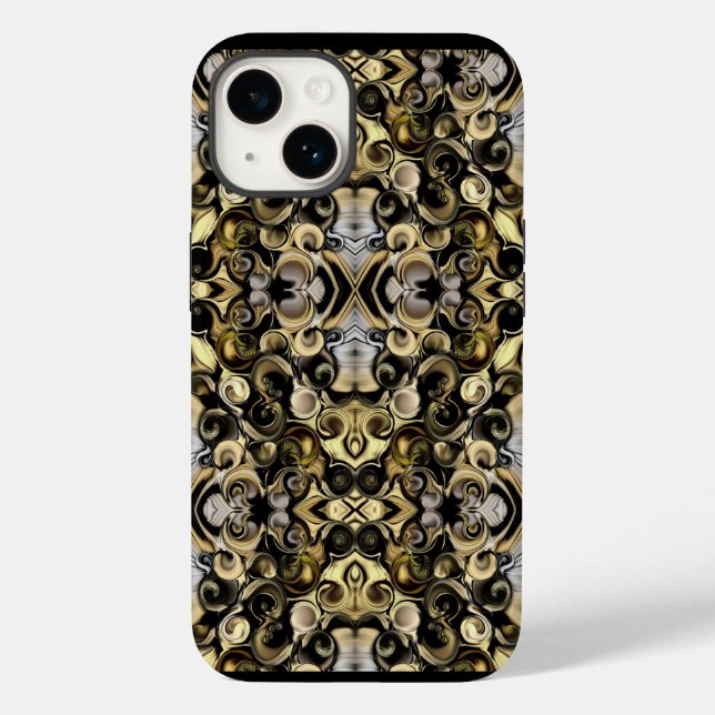 "Dimension Vs Shape", Apple iPhone 14 Case (Verso)