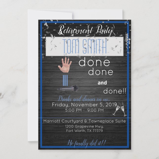 Diminuição de queda de microfone preto e azul (Frente)