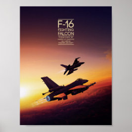 Dinâmica geral F-16 Fighting Falcon poster