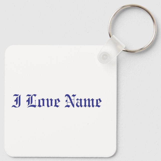 Dingus Heart Lace Frame Chaveiro (Verso)