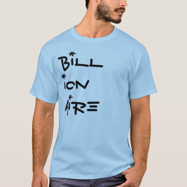 Dinheiro de $ da camisa do multimilionário (Frente)