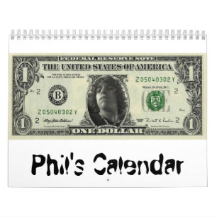 dinheiro de phil, o calendário de Phil