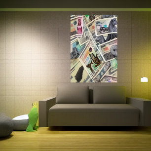 Dinheiro do papel AI   AI Art Poster