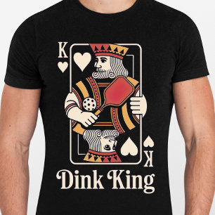 Dink King - Camiseta Engraçado Pickleball Amantes