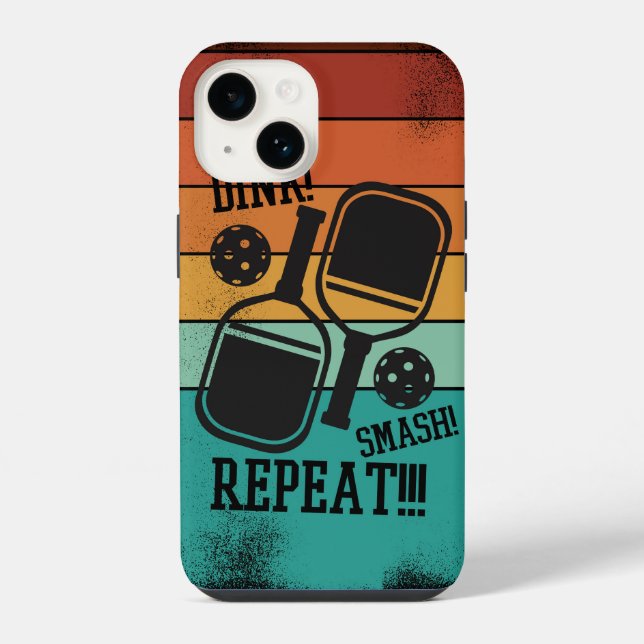 Dink Smash Repeat - Entusiasta Divertido de Pickle (Verso)