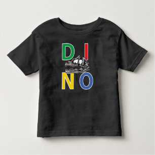 DINO - Camiseta Negra Toddler Fine Jersey