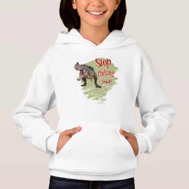 Dino Divertido Pare de Clicar (Frente)